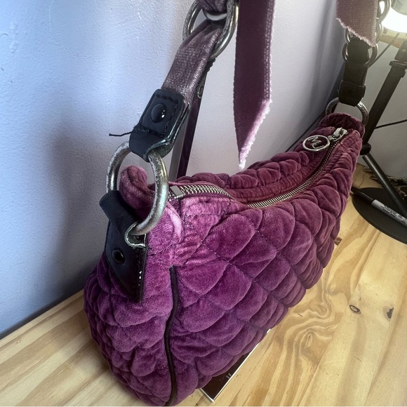 Marc Jacobs Y2K Purple Velvet Shoulder Bag - Picture 9 of 14